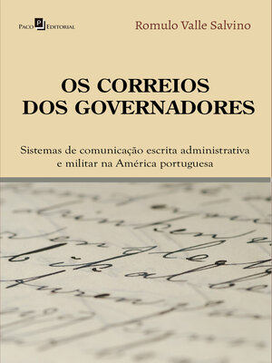 cover image of Os correios dos governadores